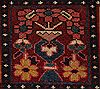 Bakhtiar Red Hand Knotted 104 X 132  Area Rug 400-17246 Thumb 29