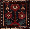 Bakhtiar Red Hand Knotted 104 X 132  Area Rug 400-17246 Thumb 30