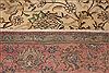 Tabriz Beige Hand Knotted 103 X 128  Area Rug 400-17247 Thumb 16