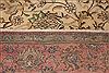 Tabriz Beige Hand Knotted 103 X 128 Area Rug 400-17247 Thumb 16