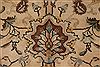 Tabriz Beige Hand Knotted 103 X 128  Area Rug 400-17247 Thumb 17