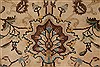 Tabriz Beige Hand Knotted 103 X 128  Area Rug 400-17247 Thumb 5