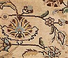 Tabriz Beige Hand Knotted 103 X 128 Area Rug 400-17247 Thumb 8