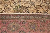 Tabriz Beige Hand Knotted 103 X 128  Area Rug 400-17247 Thumb 10