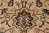 Tabriz Beige Hand Knotted 103 X 128 Area Rug 400-17247 Thumb 11