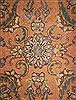 Tabriz Orange Square Hand Knotted 109 X 112 Area Rug 400-17249 Thumb 12