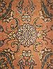 Tabriz Orange Square Hand Knotted 109 X 112  Area Rug 400-17249 Thumb 12