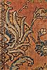 Tabriz Orange Square Hand Knotted 109 X 112 Area Rug 400-17249 Thumb 6