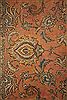 Tabriz Orange Square Hand Knotted 109 X 112  Area Rug 400-17249 Thumb 7