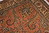 Tabriz Orange Square Hand Knotted 109 X 112 Area Rug 400-17249 Thumb 8
