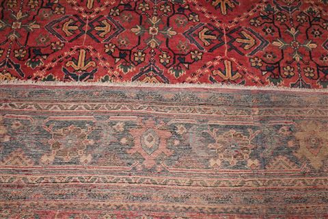 Moshk Abad Red Hand Knotted 106 X 156 Area Rug 400-17251 Image 10