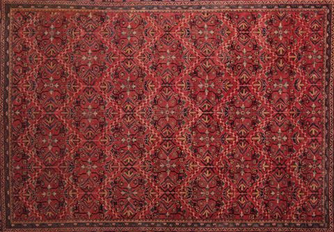 Moshk Abad Red Hand Knotted 106 X 156 Area Rug 400-17251 Image 2