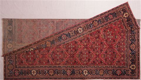 Moshk Abad Red Hand Knotted 106 X 156 Area Rug 400-17251 Image 4