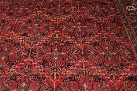 Moshk Abad Red Hand Knotted 106 X 156 Area Rug 400-17251 Image 7