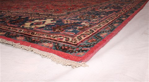 Moshk Abad Red Hand Knotted 106 X 156 Area Rug 400-17251 Image 9