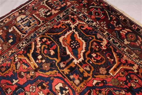 Bakhtiar Purple Hand Knotted 103 X 136 Area Rug 400-17253 Image 10