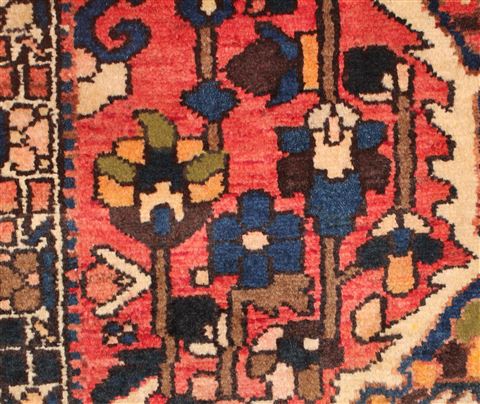 Bakhtiar Purple Hand Knotted 103 X 136 Area Rug 400-17253 Image 11