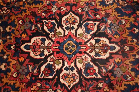Bakhtiar Purple Hand Knotted 103 X 136 Area Rug 400-17253 Image 13