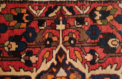 Bakhtiar Purple Hand Knotted 103 X 136 Area Rug 400-17253 Image 14