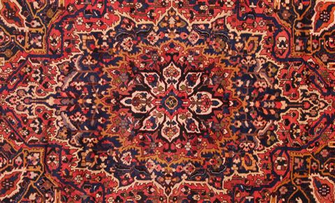 Bakhtiar Purple Hand Knotted 103 X 136 Area Rug 400-17253 Image 20