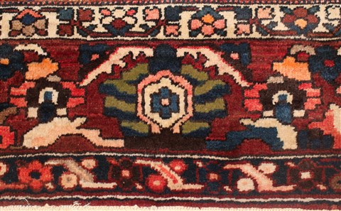 Bakhtiar Purple Hand Knotted 103 X 136 Area Rug 400-17253 Image 4