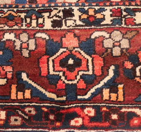 Bakhtiar Purple Hand Knotted 103 X 136 Area Rug 400-17253 Image 7