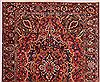 Bakhtiar Purple Hand Knotted 103 X 136 Area Rug 400-17253 Thumb 1