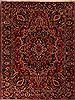 Bakhtiar Purple Hand Knotted 103 X 136  Area Rug 400-17253 Thumb 0