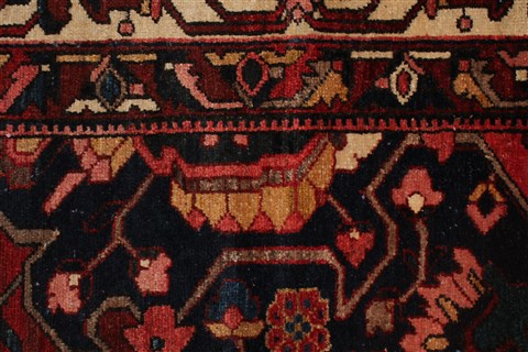 Bakhtiar Orange Hand Knotted 107 X 155 Area Rug 400-17254 Image 15