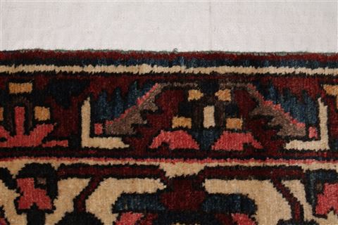 Bakhtiar Orange Hand Knotted 107 X 155 Area Rug 400-17254 Image 1