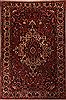 Bakhtiar Orange Hand Knotted 107 X 155 Area Rug 400-17254 Thumb 0