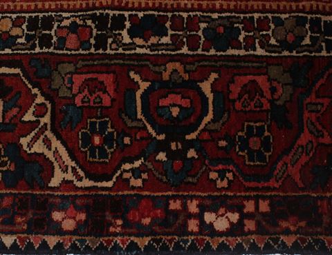 Bakhtiar Purple Hand Knotted 109 X 138 Area Rug 400-17256 Image 11