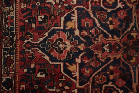 Bakhtiar Purple Hand Knotted 109 X 138 Area Rug 400-17256 Image 15