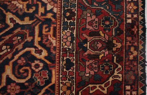 Bakhtiar Purple Hand Knotted 109 X 138 Area Rug 400-17256 Image 18