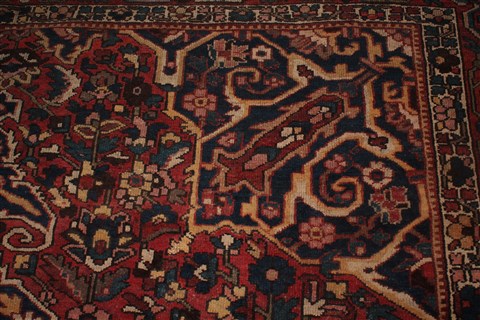 Bakhtiar Purple Hand Knotted 109 X 138 Area Rug 400-17256 Image 19