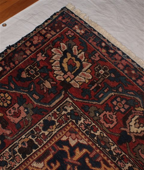 Bakhtiar Purple Hand Knotted 109 X 138 Area Rug 400-17256 Image 21