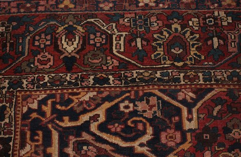 Bakhtiar Purple Hand Knotted 109 X 138 Area Rug 400-17256 Image 22