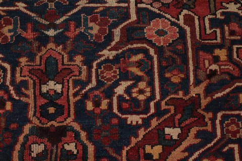 Bakhtiar Purple Hand Knotted 109 X 138 Area Rug 400-17256 Image 23