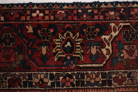 Bakhtiar Purple Hand Knotted 109 X 138 Area Rug 400-17256 Image 7