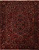 Bakhtiar Purple Hand Knotted 109 X 138  Area Rug 400-17256 Thumb 0