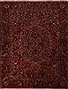 Bakhtiar Purple Hand Knotted 109 X 138 Area Rug 400-17256 Thumb 0