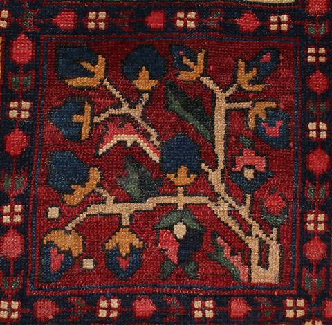 Bakhtiar Red Hand Knotted 112 X 1310 Area Rug 400-17257 Image 11