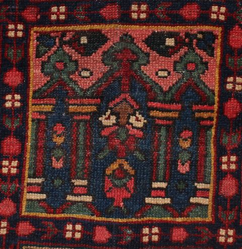 Bakhtiar Red Hand Knotted 112 X 1310 Area Rug 400-17257 Image 12