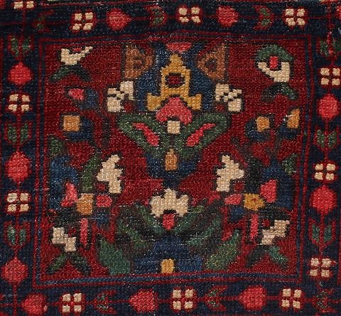 Bakhtiar Red Hand Knotted 112 X 1310 Area Rug 400-17257 Image 13