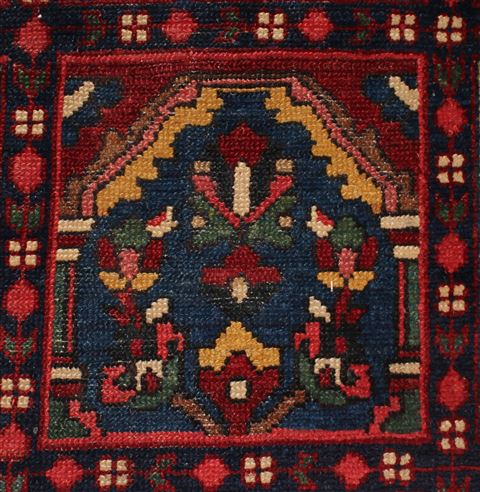 Bakhtiar Red Hand Knotted 112 X 1310 Area Rug 400-17257 Image 15