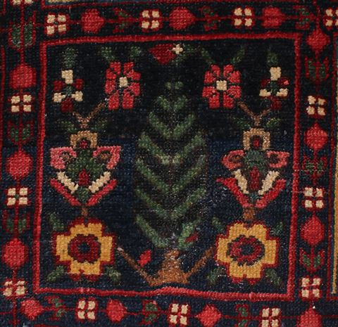 Bakhtiar Red Hand Knotted 112 X 1310 Area Rug 400-17257 Image 19