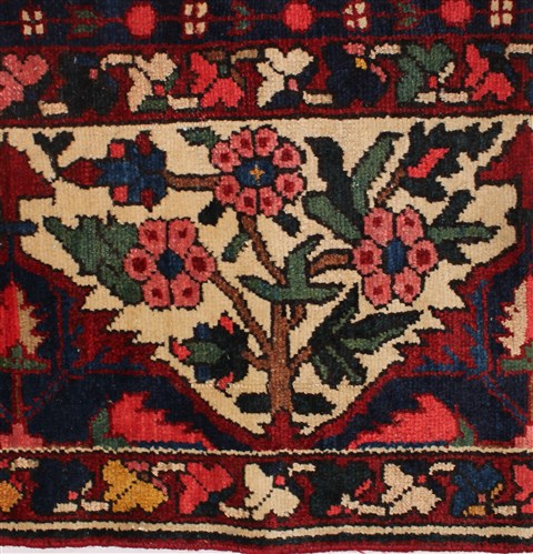 Bakhtiar Red Hand Knotted 112 X 1310 Area Rug 400-17257 Image 30