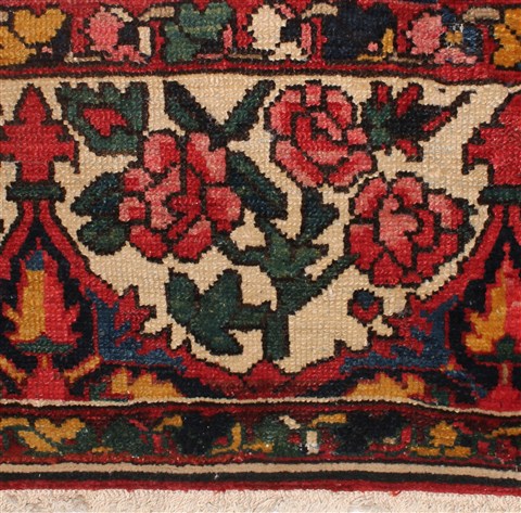 Bakhtiar Red Hand Knotted 112 X 1310 Area Rug 400-17257 Image 33