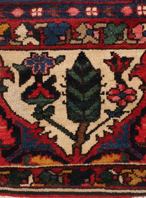 Bakhtiar Red Hand Knotted 112 X 1310 Area Rug 400-17257 Image 34