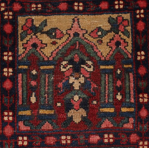 Bakhtiar Red Hand Knotted 112 X 1310 Area Rug 400-17257 Image 7